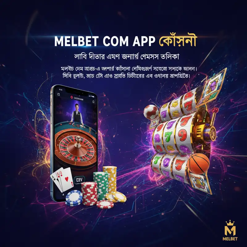 Melbet Com App ক্যাসিনো গেমস ইন্টারফেস